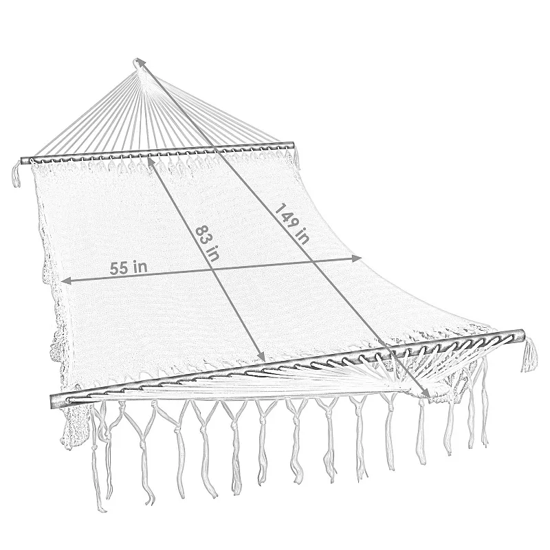 Sunnydaze 2-person American-style Mayan Hammock And Stand