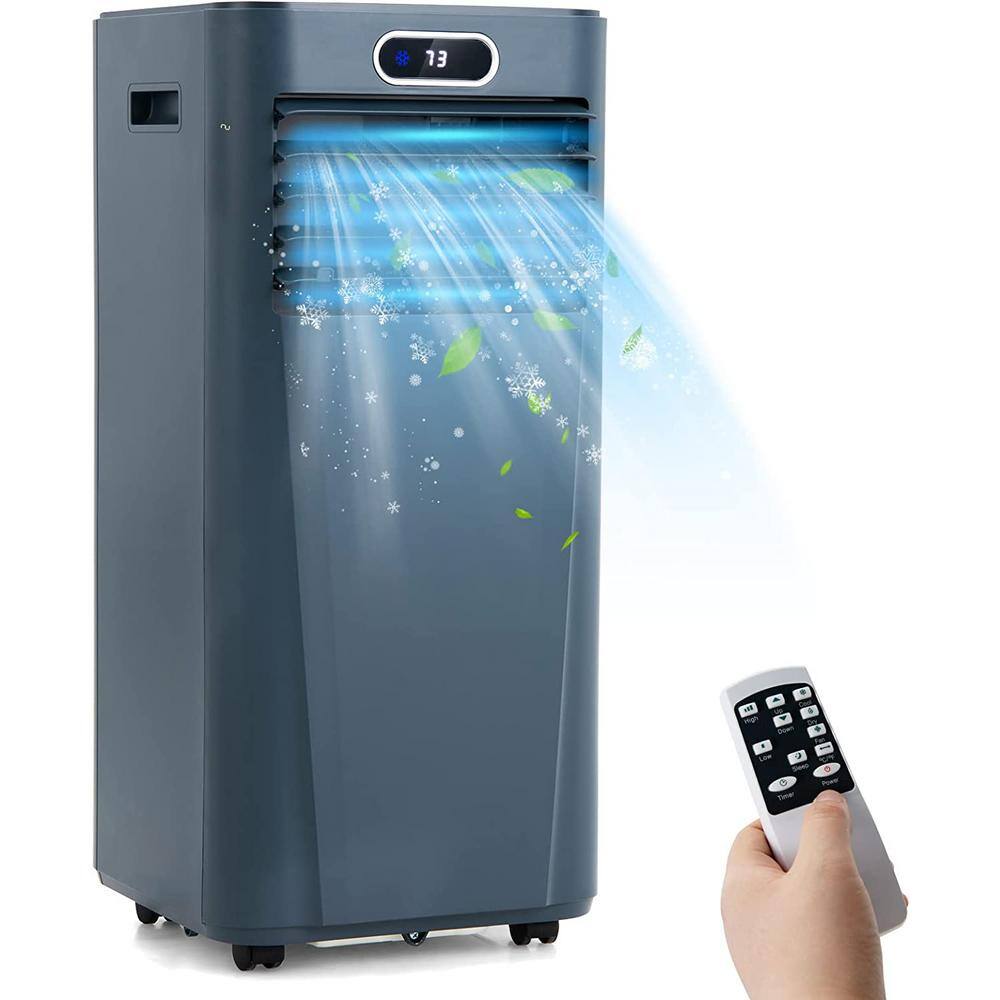 Gymax 10000 BTU 3-in-1 Portable Air Conditioner with Remote Control Cools Room up to 350 Sq. ft GYMHD0123