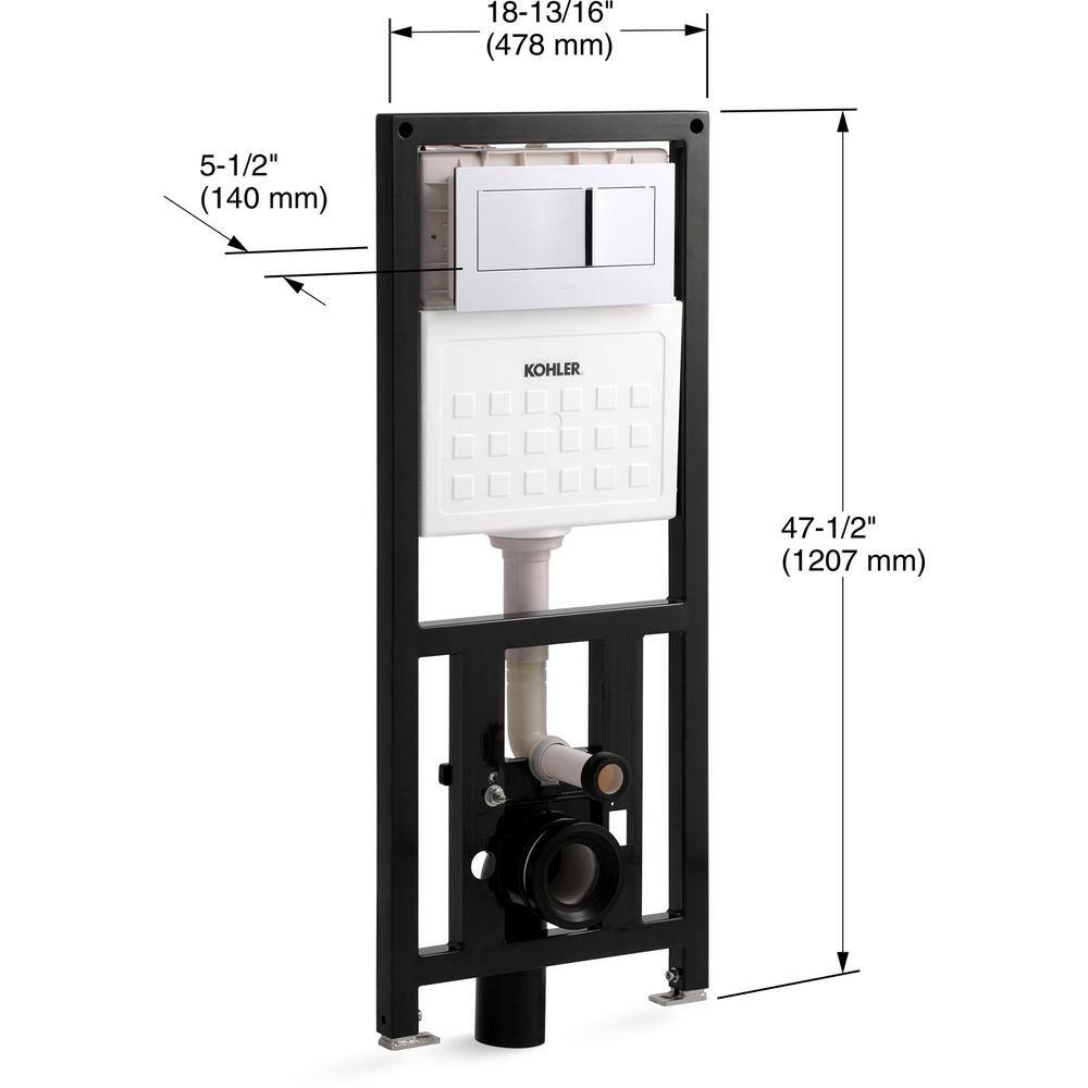 KOHLER In-Wall Tank and Carrier System K-6284-NA