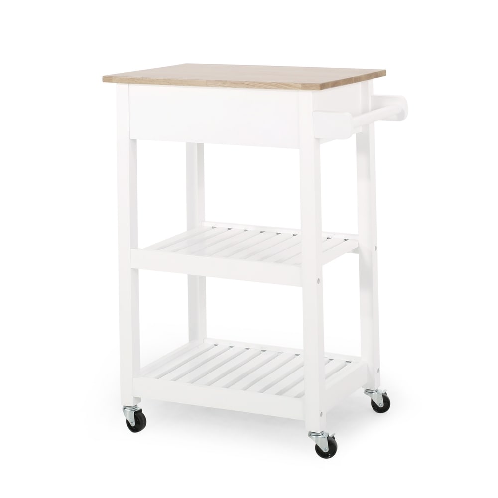 Dade Kitchen Cart with Wheels by Christopher Knight Home