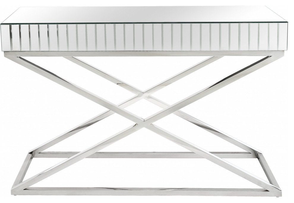 X Shaped Console Table   Contemporary   Console Tables   by UStradeENT LLC  Houzz