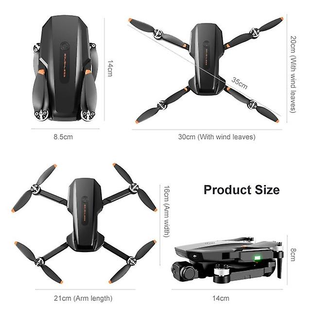 Drone Rg101 6k Camera 5g Wifi Gps With 3 Gray Battery