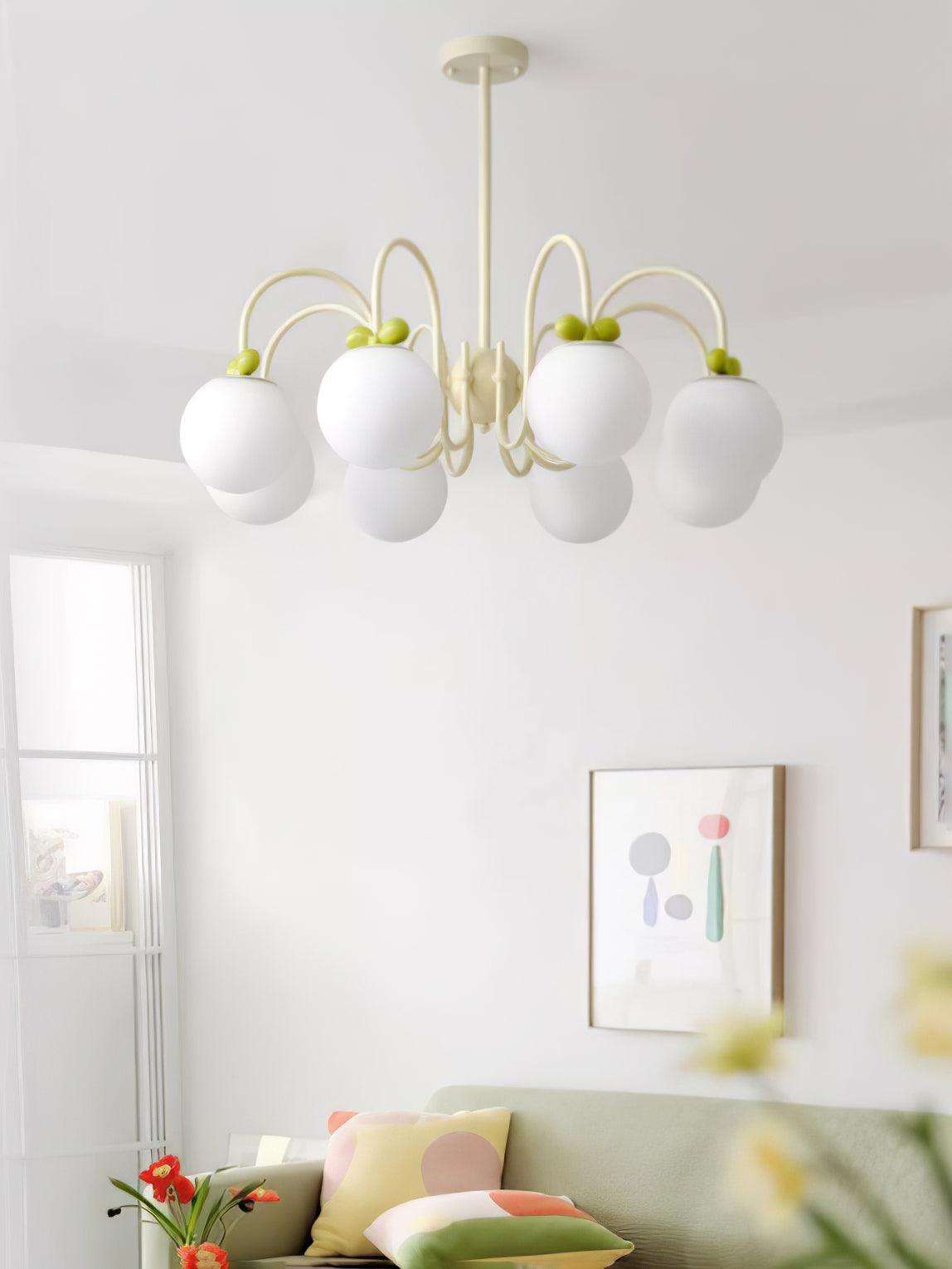 Cream Cherry Chandelier