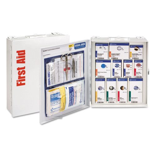 First Aid Only ANSI 2015 SmartCompliance First Aid Station Class A， No Meds，25 People，94 Pieces (90578)