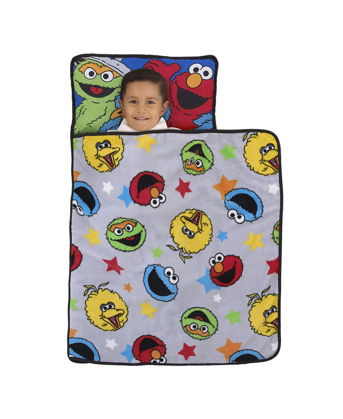 Macys Adventures Elmo  Big Bird  Oscar the Grouch and Cookie Monster Toddler Nap Mat