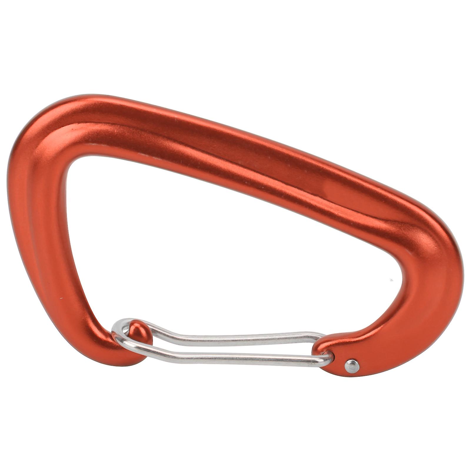 Outdoor Multifunctional Carabiners Camping Buckle Aluminum Hook Clip For Hammocks Swingorange