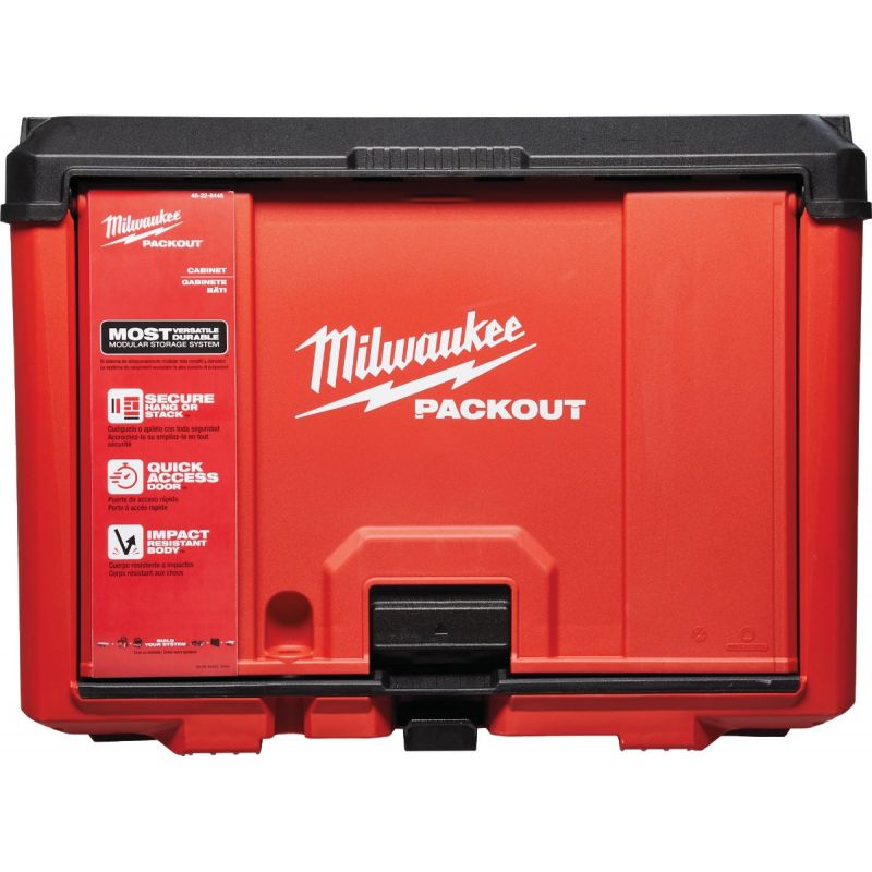 MW PACKOUT Storage Cabinet 50 Lb. Red