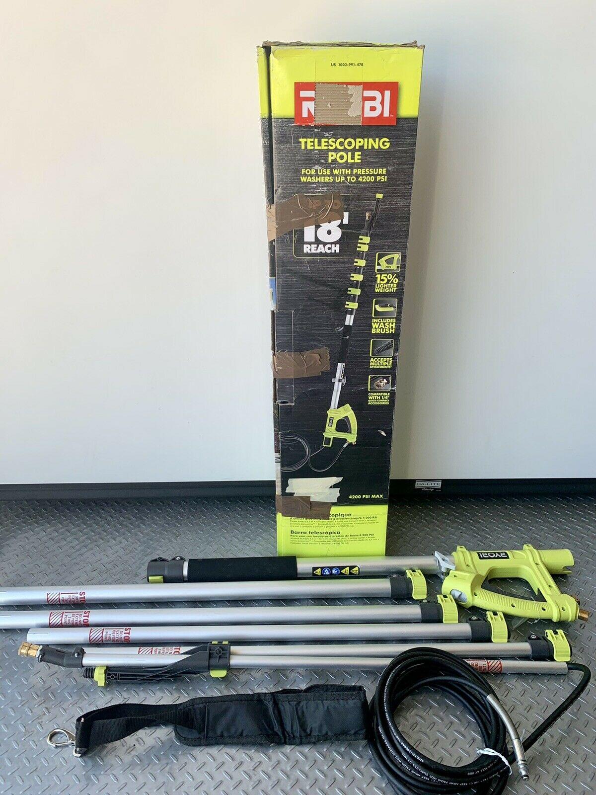 RYOBI RY31EP26 18 ft. Extension Pole  for Pressure Washer up 4200psi