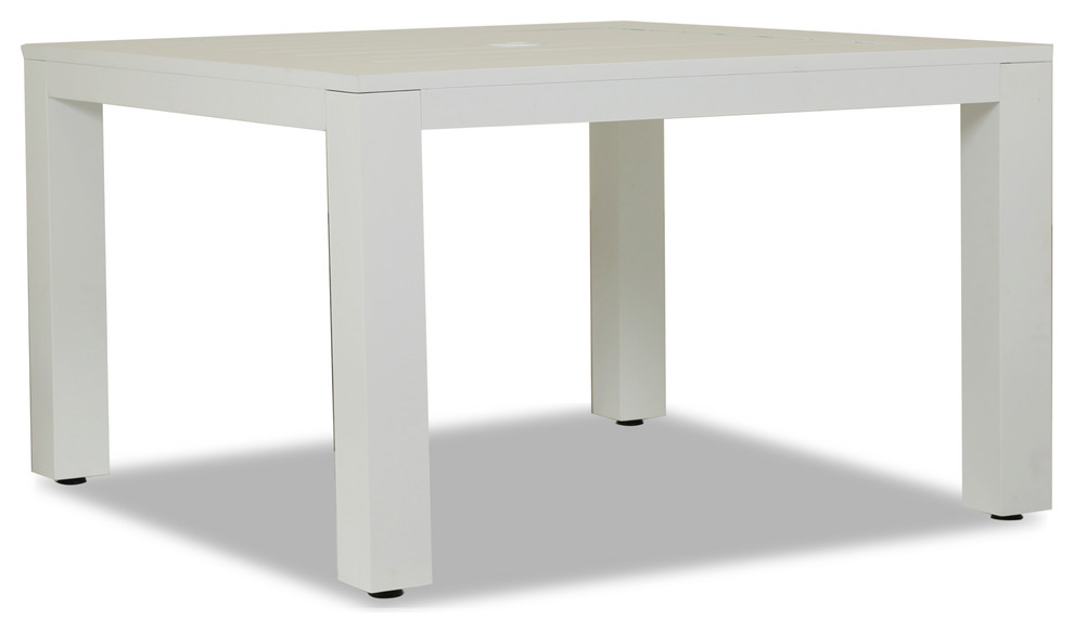 Newport 48 quotSquare Dining Table   Contemporary   Outdoor Dining Tables   by Sunset West Outdoor Furniture  Houzz