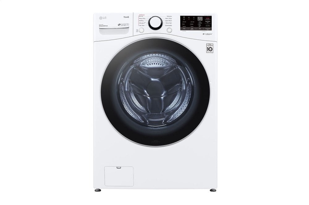 Lg WM3600HWA 4.5 Cu. Ft. Ultra Large Capacity Smart Wi-Fi Enabled Front Load Washer With Built-In Intelligence & Steam Technology