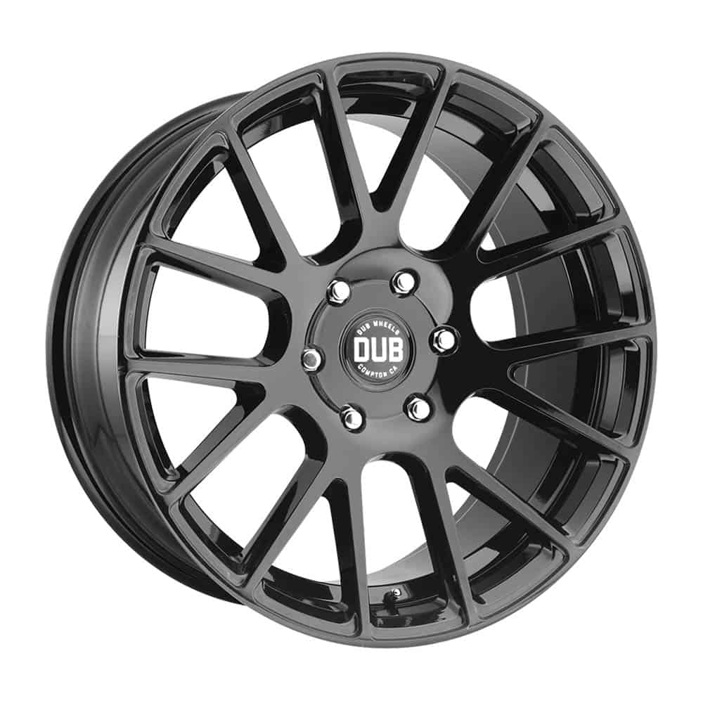 DUB 1PC S205 LUXE S205 22X9.5 6X5.5 GL-BLK 20MM