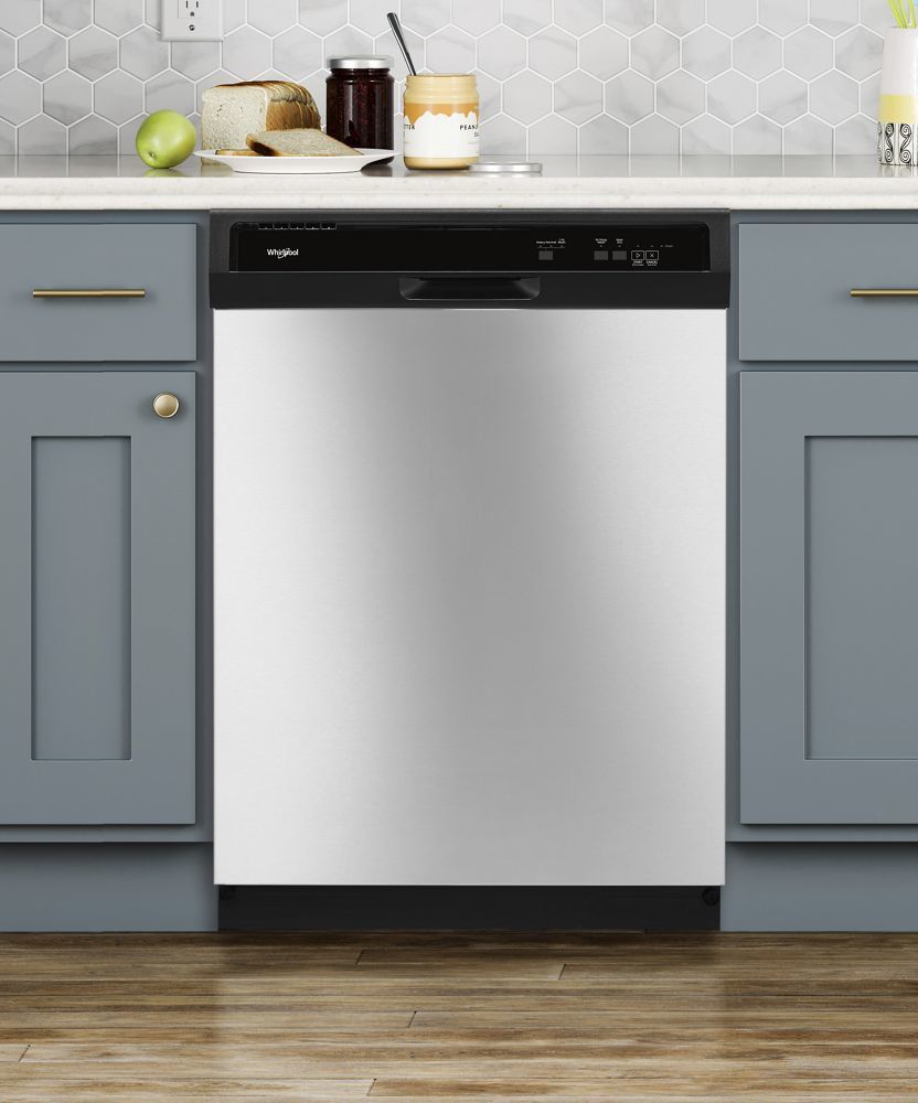 Whirlpool WDF130PAHS Heavy-Duty Dishwasher With 1-Hour Wash Cycle