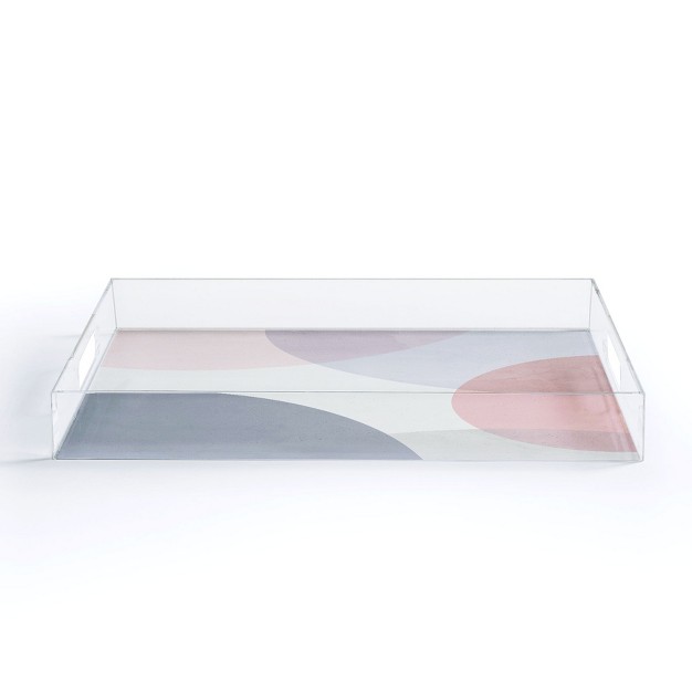 Emanuela Carratoni Pastel Shapes Acrylic Tray Deny Designs