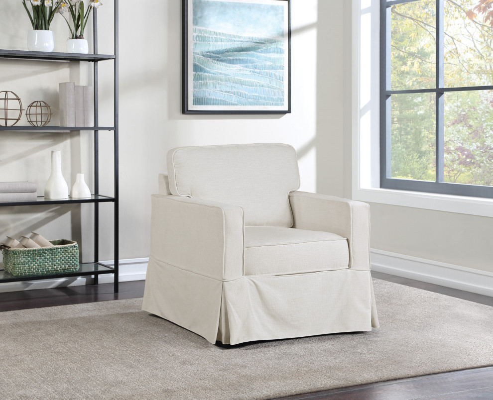 Halona Upholstered Armchair   Transitional   Armchairs And Accent Chairs   by Office Star Products  Houzz