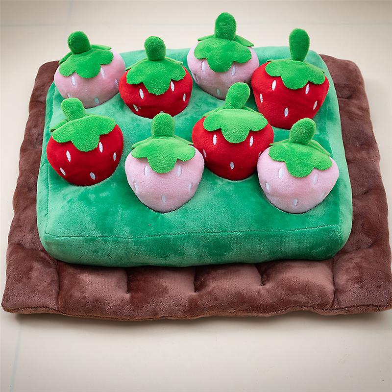 Born Pretty Dog Pet Pick Up Fruits Ground Toy Stuffed Mini Chicken Aniamls Egg Carrots In A Earth Pillow Unqiue Gift For Kids Educational