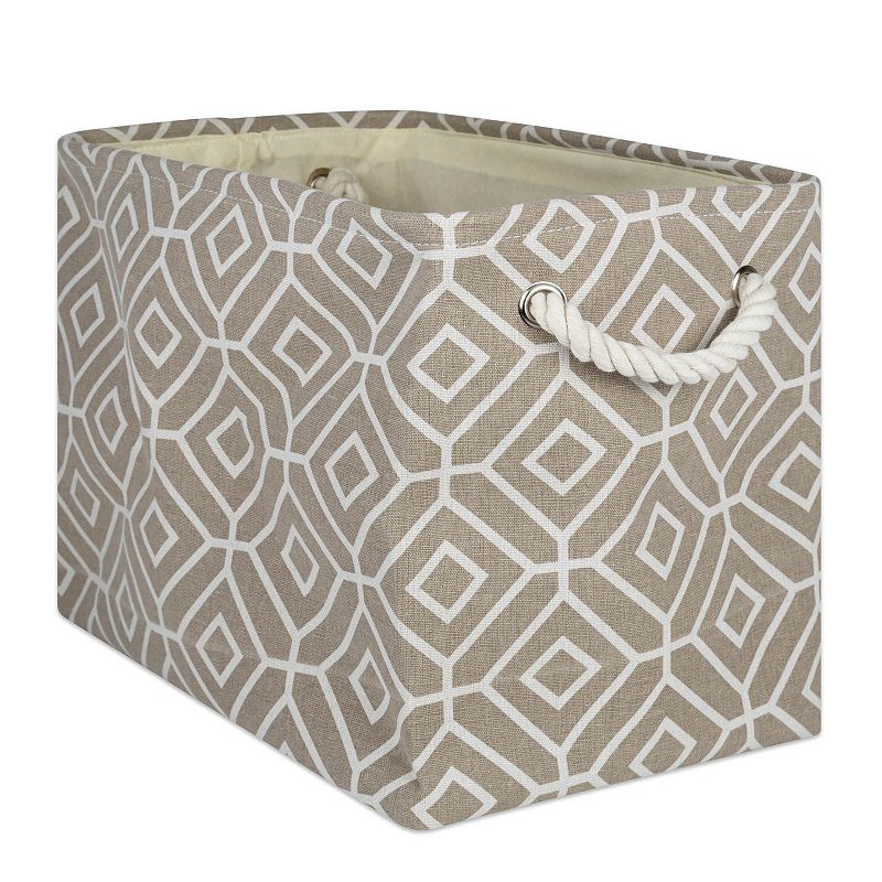 16 Geometric Style Rectangular Medium Bin