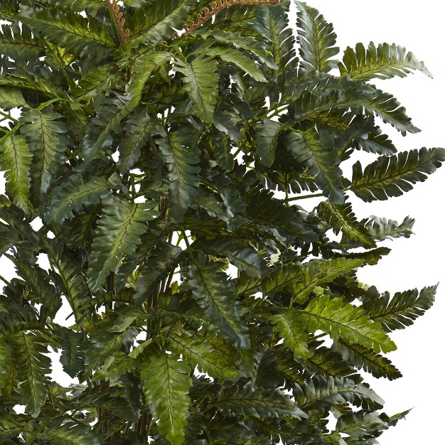 Bracken Fern With Decorative Planter Nearly Natural