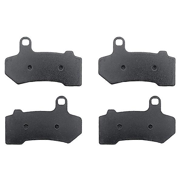 Front Brake Pads Compatible with 2010-2011 Harley FLTRX Road Glide Custom - Non-Metallic Organic NAO Brake Pads Set