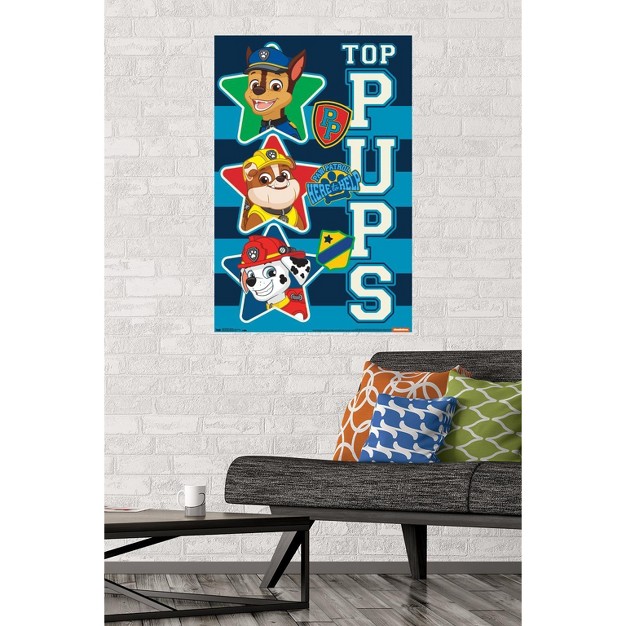 Trends International Nickelodeon Paw Patrol Top Pups Unframed Wall Poster Prints