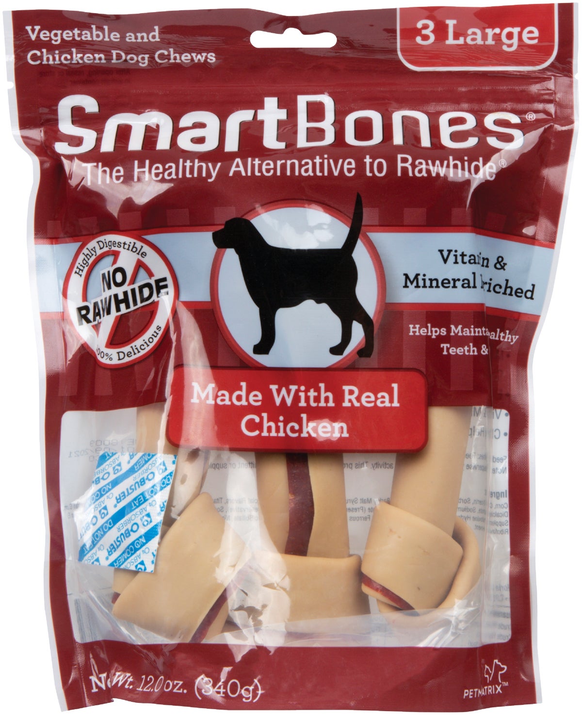 SmartBone Large Chew Bone 3-Pack