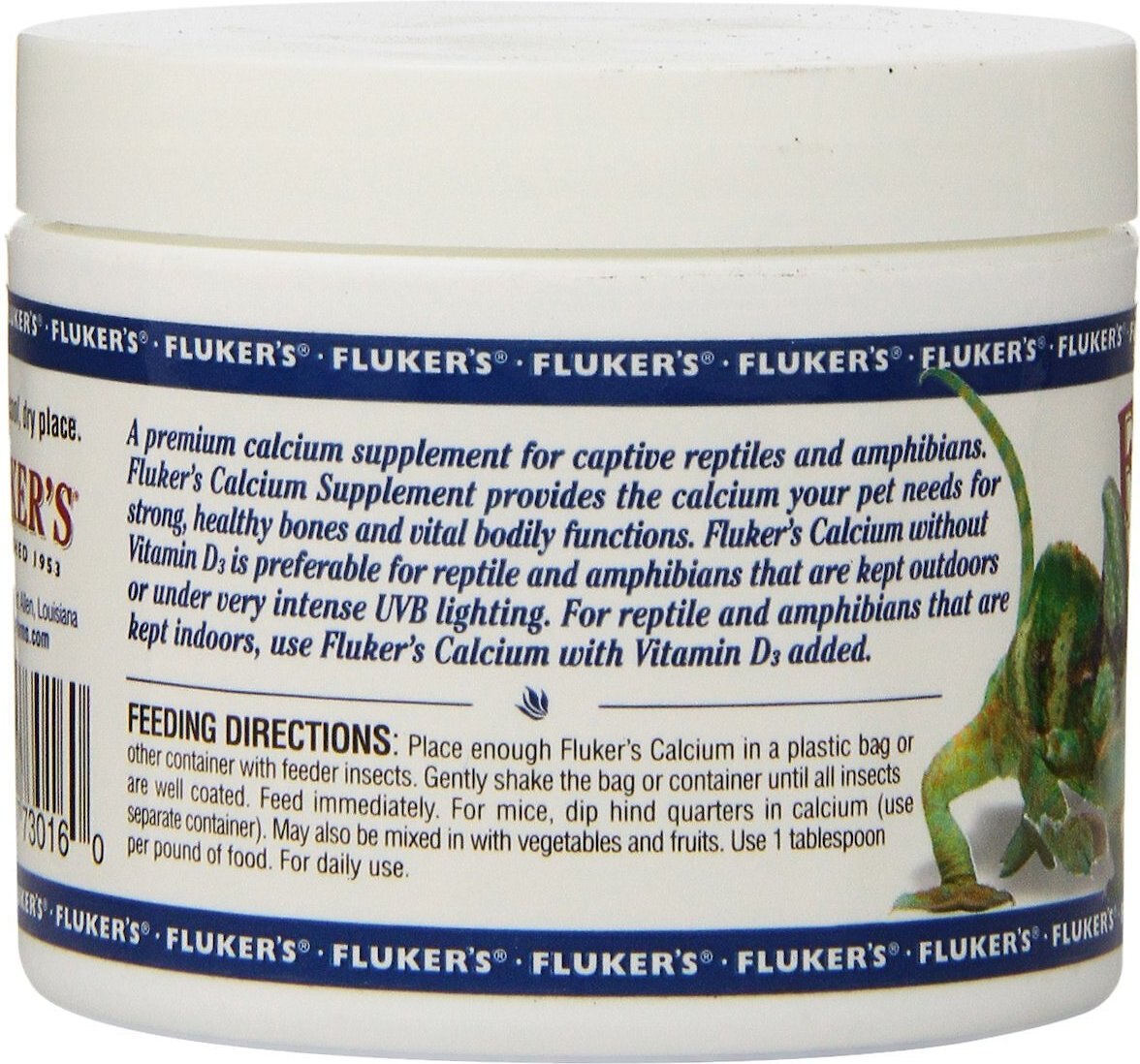 Fluker's Calcium without Vitamin D3 Outdoor Reptile Supplement