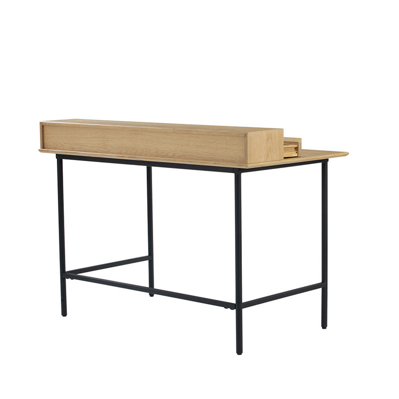 DOVER Study Desk 120cm - Natural & Black