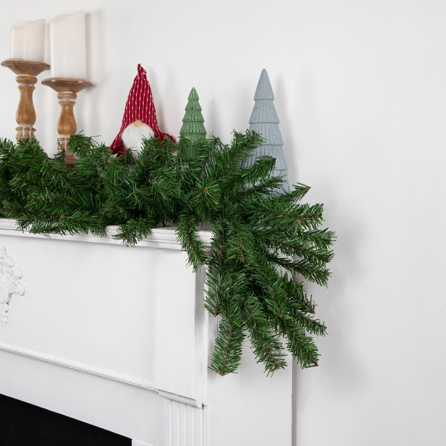 Unlit Canadian Pine 2 tone Artificial Christmas Garland