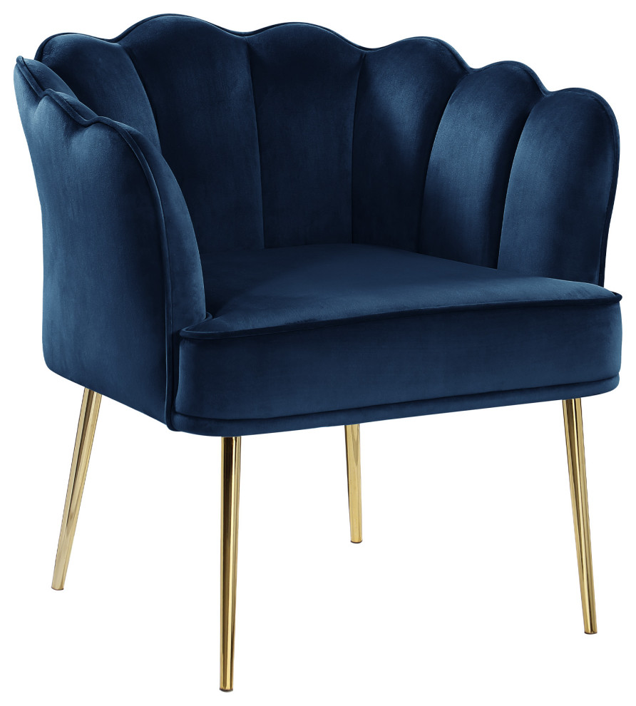 Jayleen Velvet Wide Barrel Chair   Midcentury   Armchairs And Accent Chairs   by Best Master Furniture  Houzz