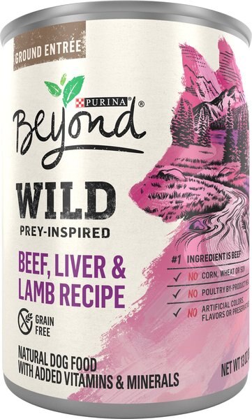 Purina Beyond Wild Prey-Inspired Beef， Liver and Lamb Recipe Canned Dog Food