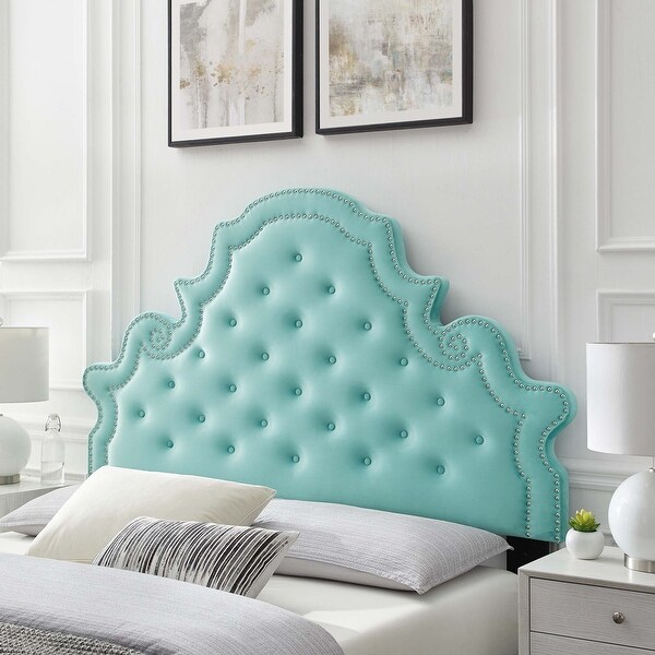 Diana Tufted Performance Velvet King/California King Headboard - - 33940175