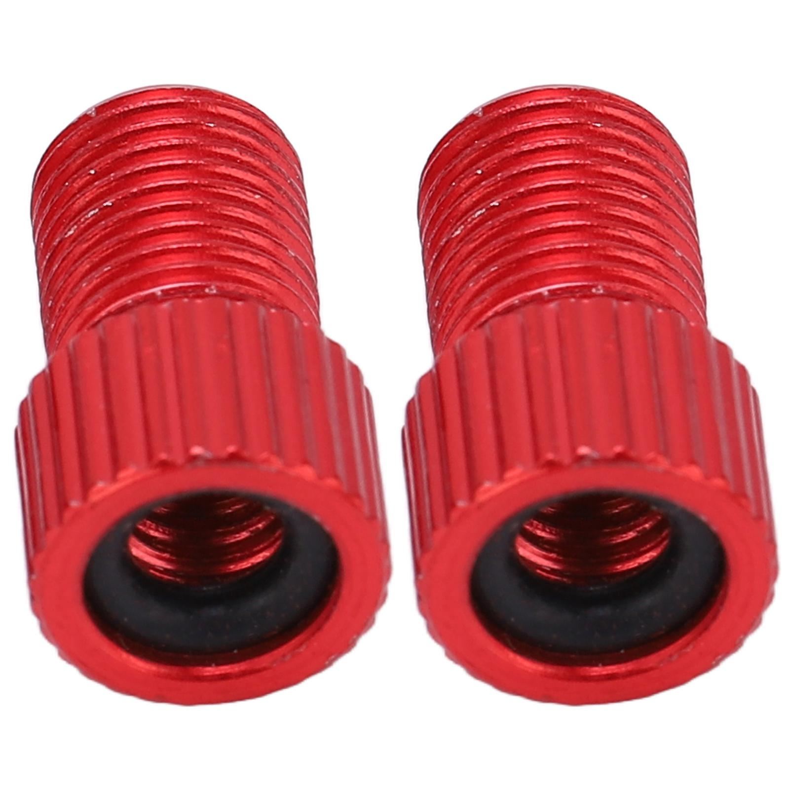 2pcs/set Presta To Schrader Bicycle Valve Converter Wearproof Mountain Bike Pump Adapterred