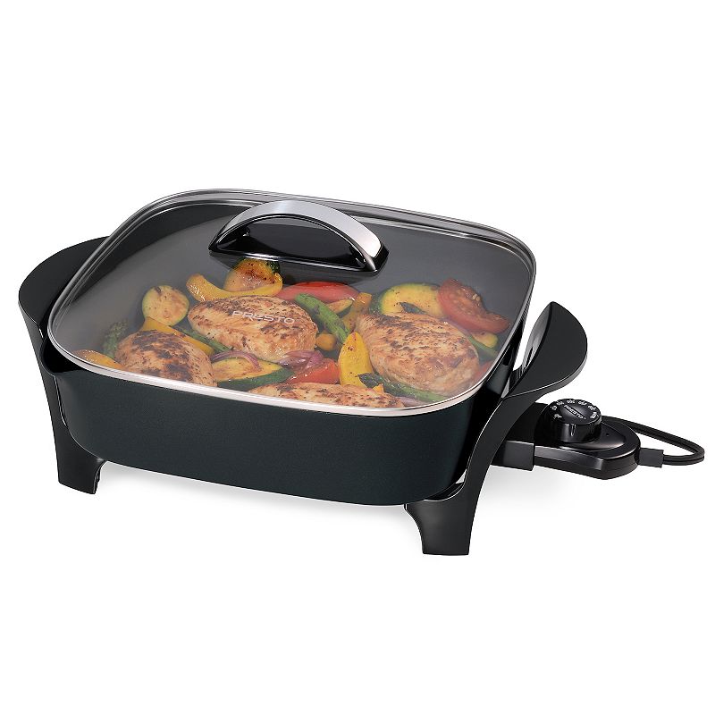 Presto 12-in. Electric Skillet and Cover