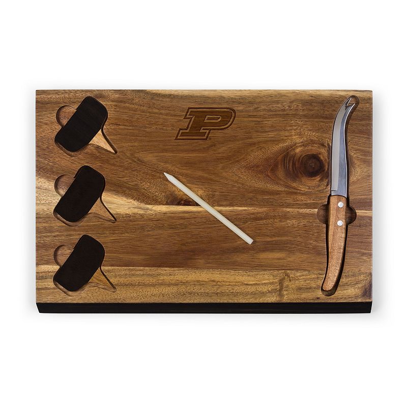 Picnic Time Purdue Boilermakers Delio Cheese Cutting Board Set