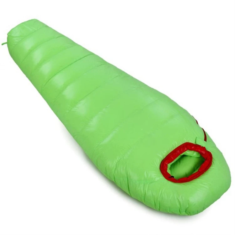 Sleeping Bag Ultralight Mummy Cold Weather  Season Goose Down Winter Waterproof Outdoor Camping Sleeping Bags For Adults