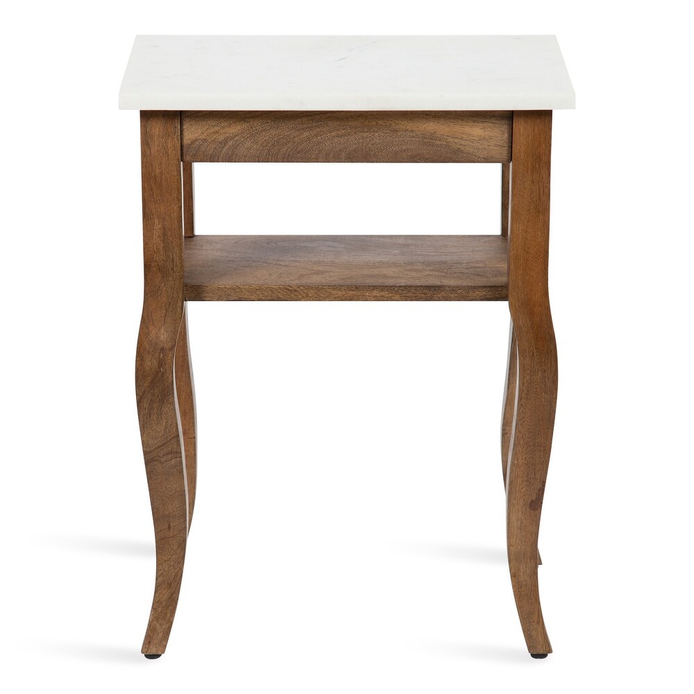 Kate and Laurel Lillian Wood Side Table   18x12x24