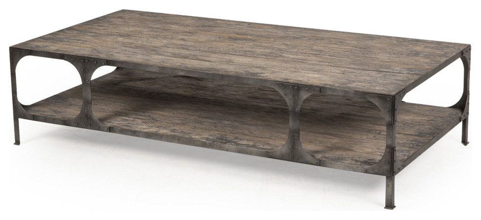 Tyler Coffee Table   Industrial   Coffee Tables   by Love Sofa  Houzz