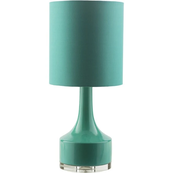 Modern Emily Table Lamp with Glazed Ceramic Base