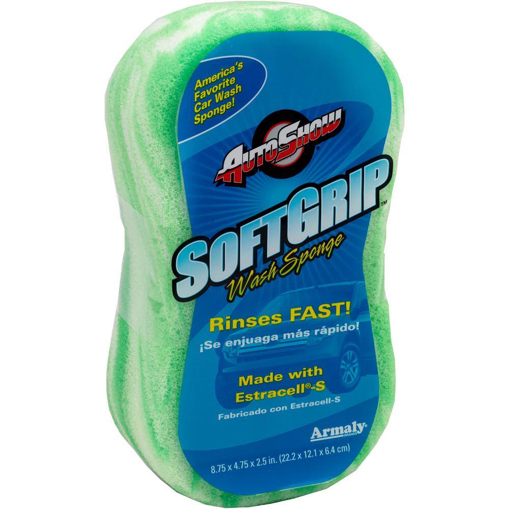 AUTO SHOW Soft Grip Car Wash Sponge (Case of 12) 11802