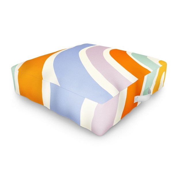 Lane And Lucia Mod Rainbow Outdoor Floor Cushion Deny Designs