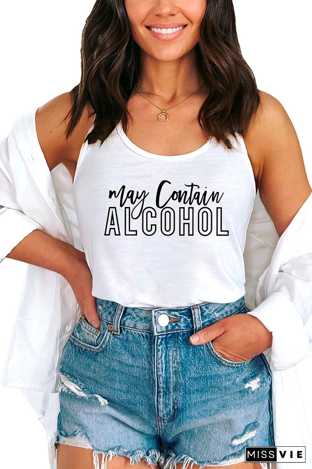 May Contain Alcohol Tank Top