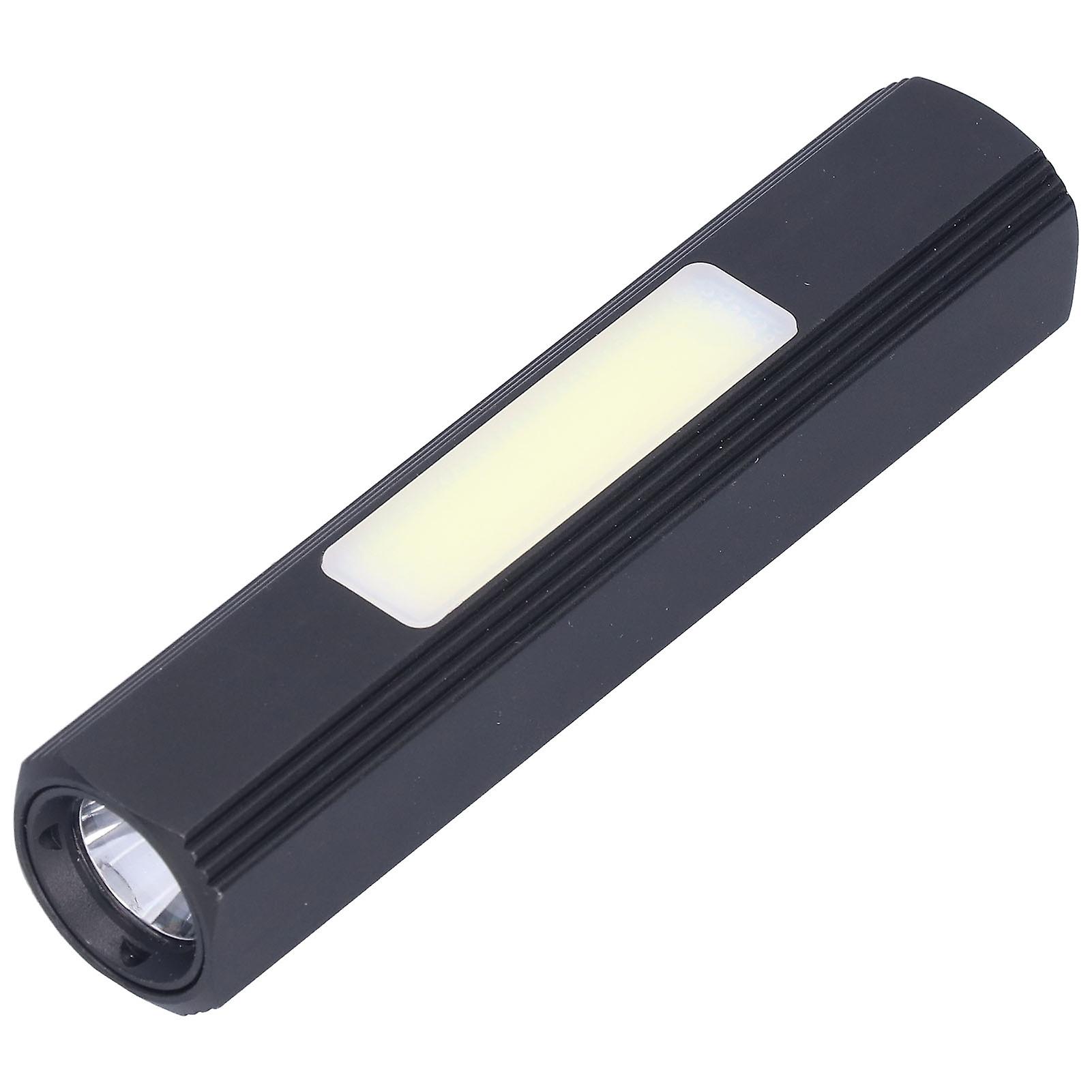 Multifunction Led Flashlight Outdoor Magnetic Electric Torch With Cob Side Light Usb Cable