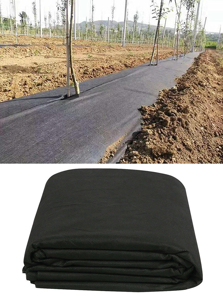 Weed Control Fabric Ground Cover Degradable Film Non Woven Weeding Cloth Black Landscape Mat Heavy Duty Garden Supplies