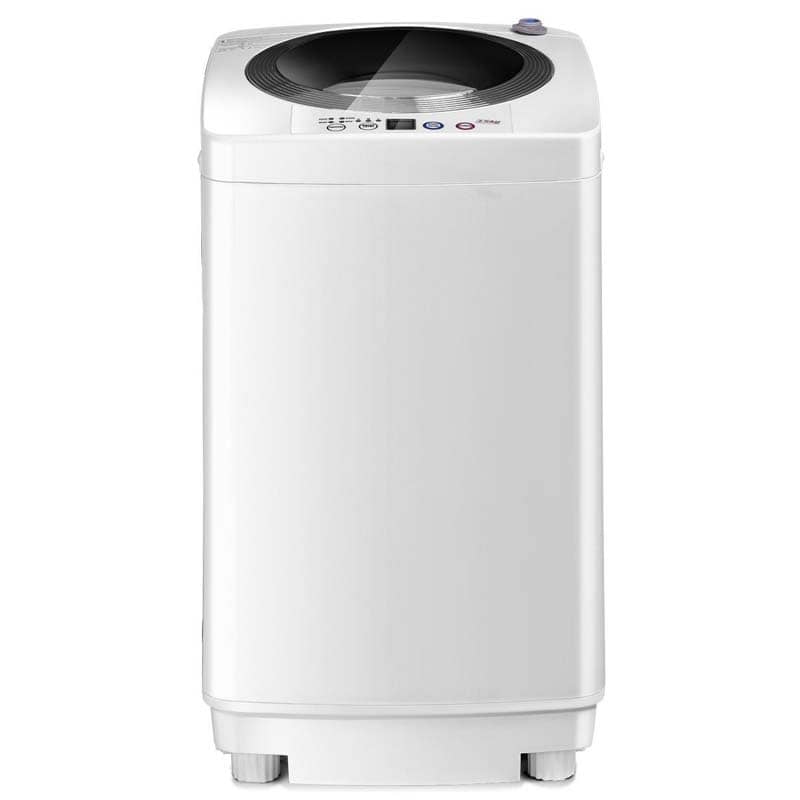 8 LBS 2-in-1 Portable Washing Machine with Drain Pump, Top Load Washer Dryer Combo for RV Dorm Apartment