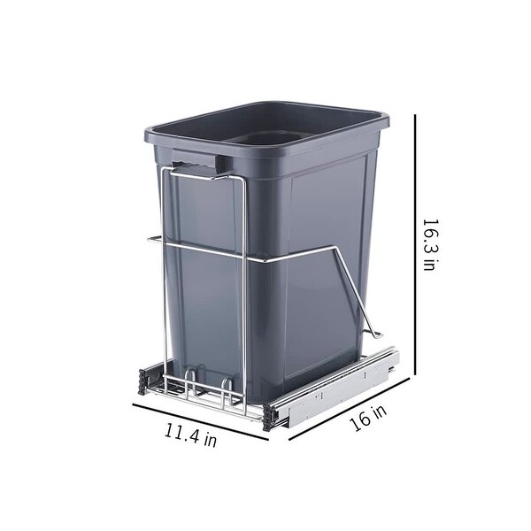 25 Liter Sliding Trashcan