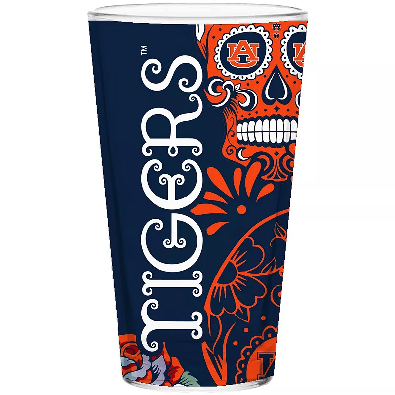 Auburn Tigers 16oz. Dia de los Muertos Pint Glass