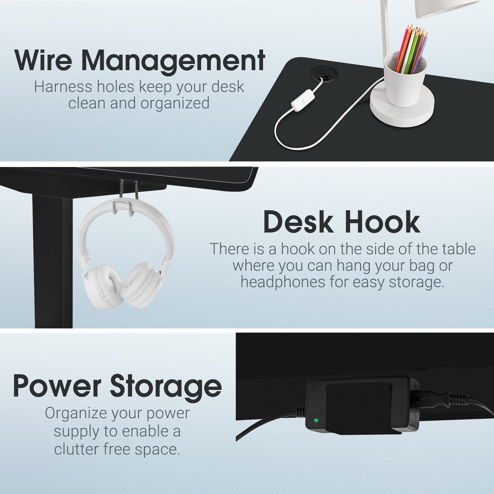 Homall Electric Height Adjustable Standing Office Desk