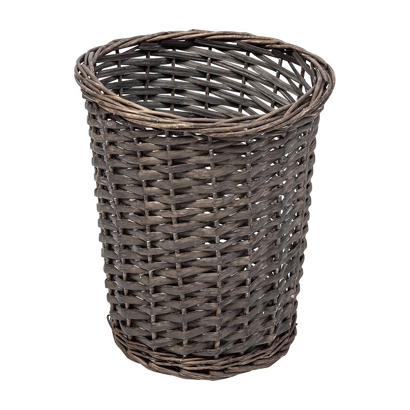 Honey-Can-Do 7-Piece Split Willow Woven Bathroom Storage Basket Set