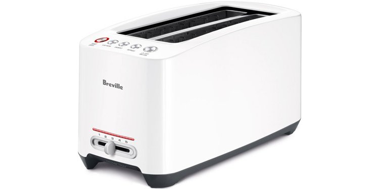 Breville Lift And Look White 4-Slice Toaster