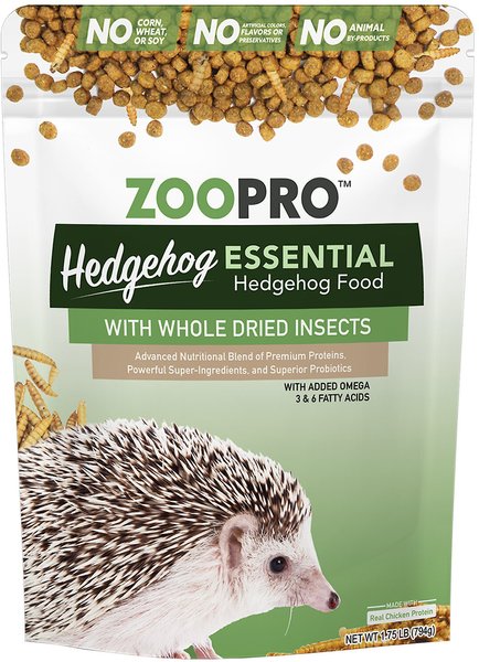 Exotic Nutrition ZooPro Hedgehog Essential Hedgehog Food， 1.75-lb bag