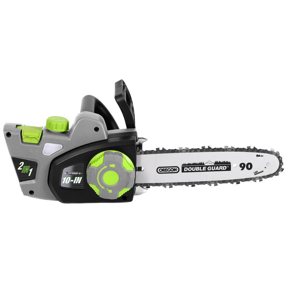 Earthwise 10 in. 6 Amp Electric 2-in-1 Convertible Pole Chainsaw CVPS43010